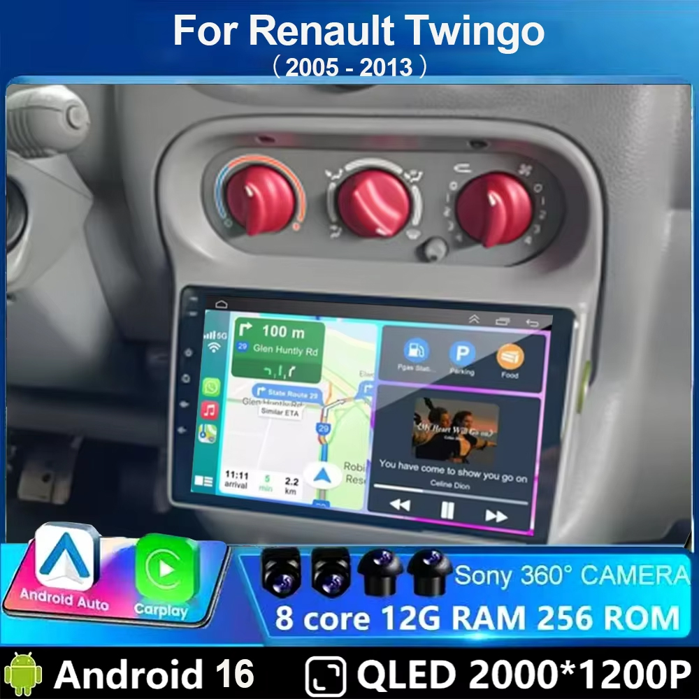 Photograph Mp3 - Estéreo Android 16 Carplay para Renault