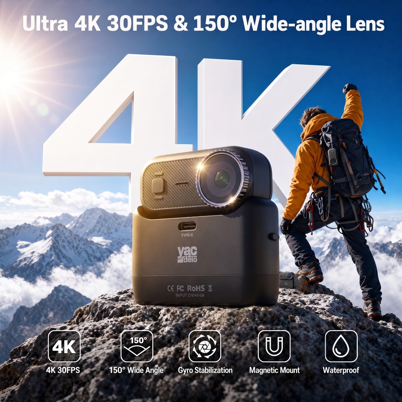 Camera Bag Waterproof - Cámara Deportiva APEX Action 4K Mini