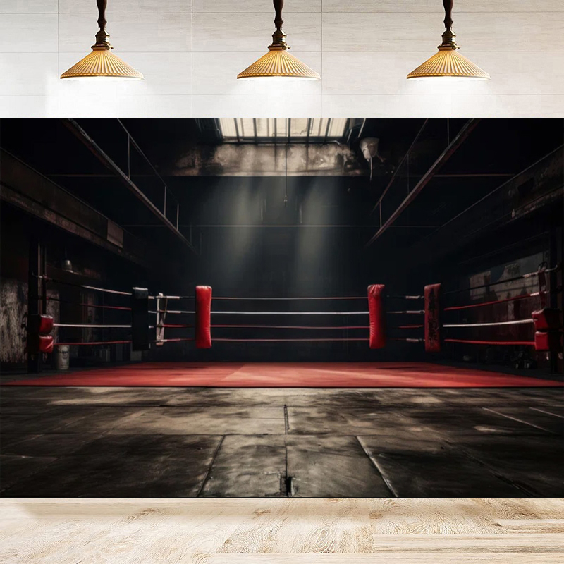 Photography Contest - Fondo Fotográfico de Ring de Boxeo,