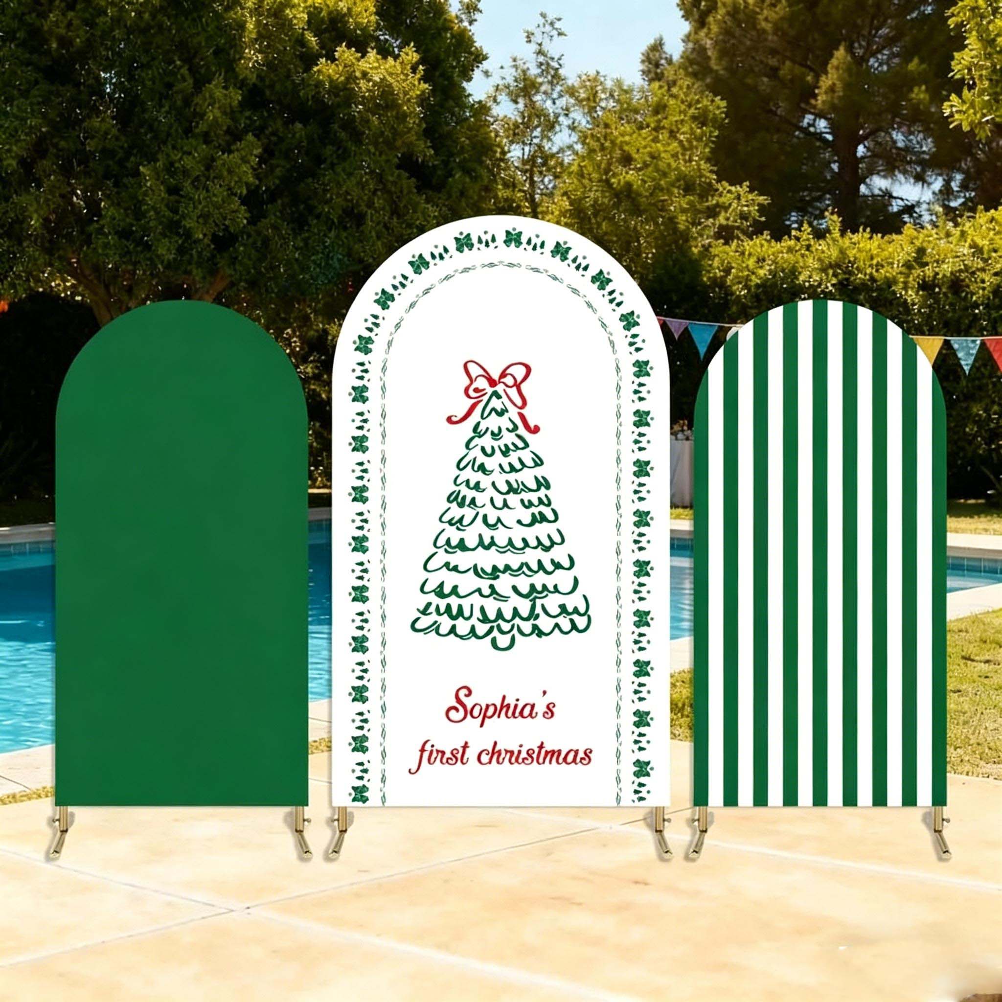 Photography Names - Fundas Personalizadas para Arco de Navidad
