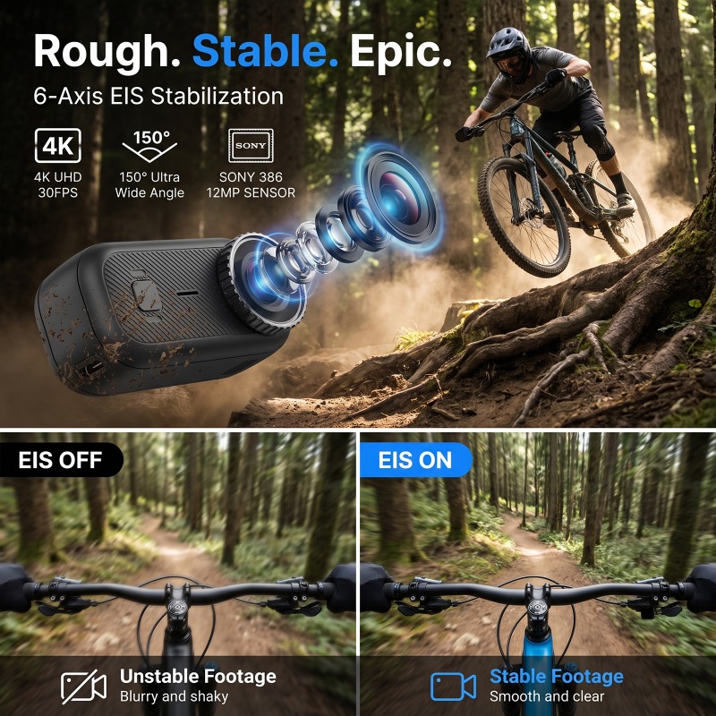 Cámara Deportiva APEX Action 4 - Camera Bag Waterproof reseña y precio