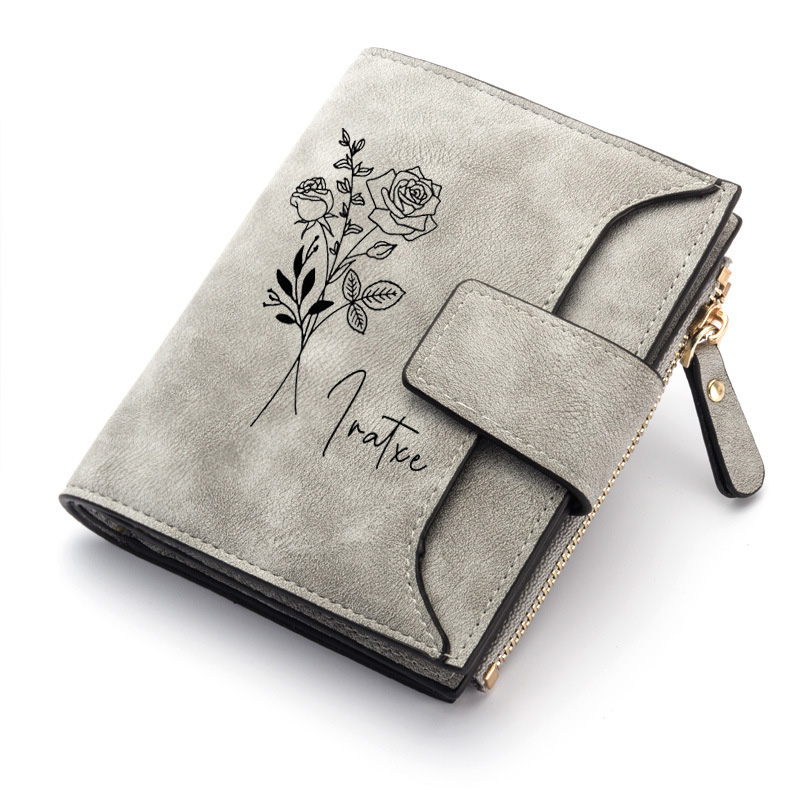 Cartera de cuero con nombre pe - Photography Names reseña y precio