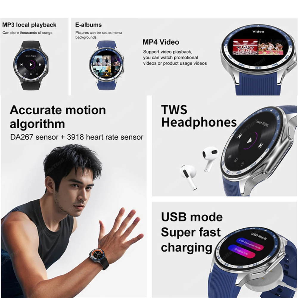 Reloj inteligente AMOLED 1,43  - Intervalometer Timer reseña y precio