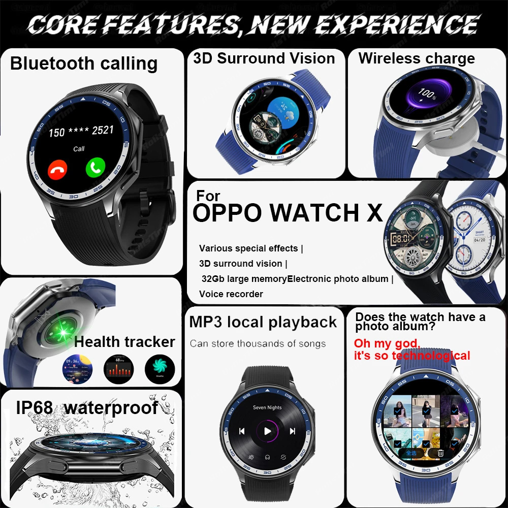 Reloj inteligente AMOLED 1,43  - Intervalometer Timer reseña y precio