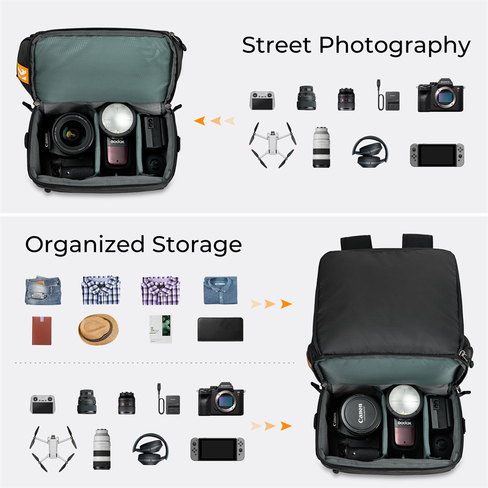 Mochila para cámara K&F CONCEP - Camera Bag Waterproof reseña y precio