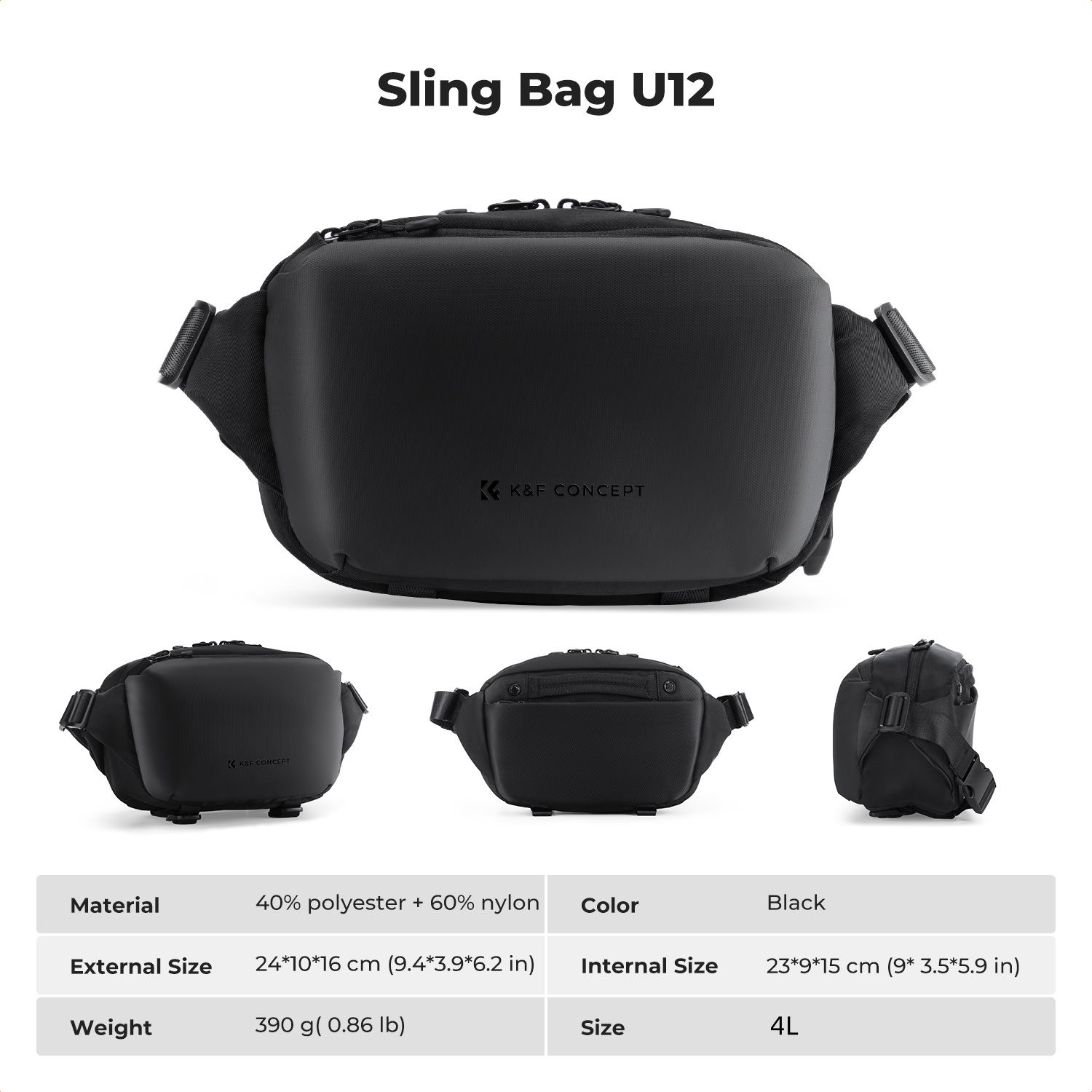 Bolso bandolera para cámara K& - Camera Bag Waterproof reseña y precio