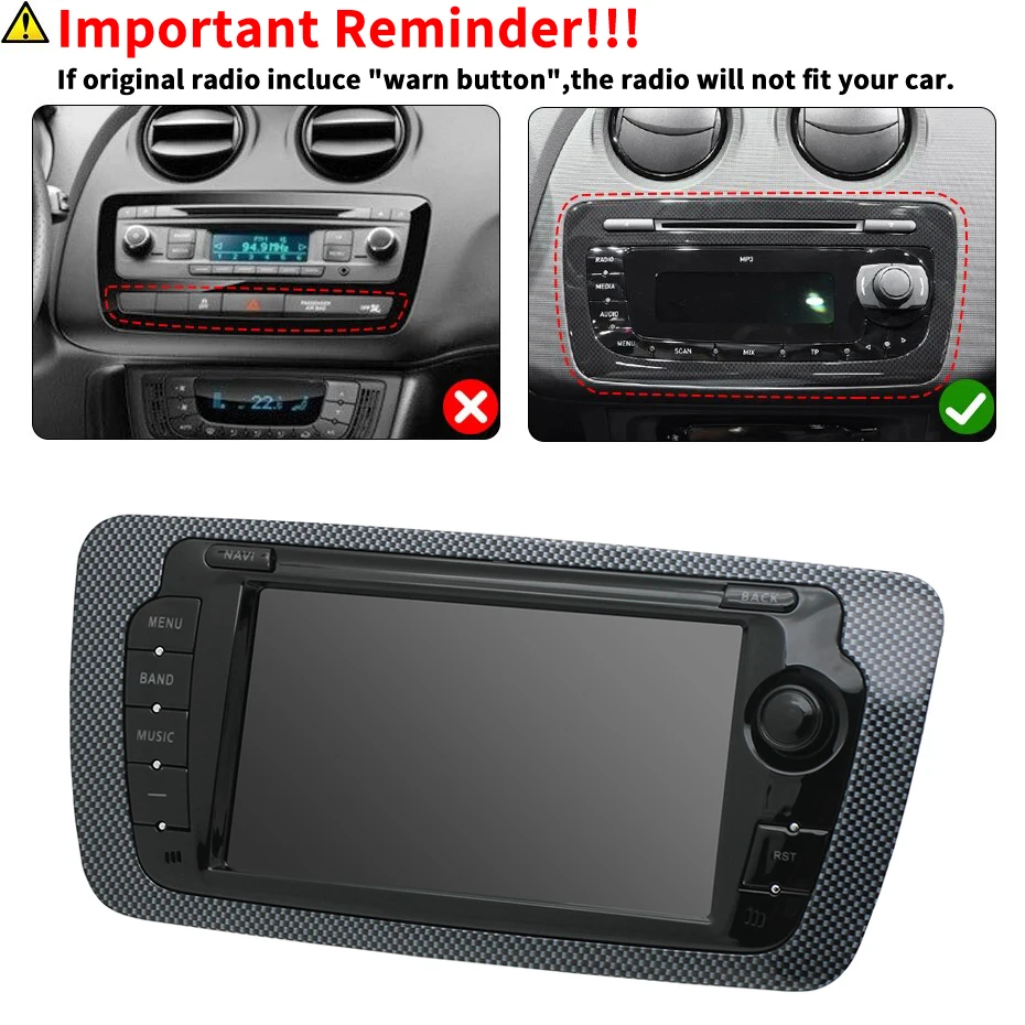 Radio de coche 2 Din para Seat - Photograph Mp3 reseña y precio