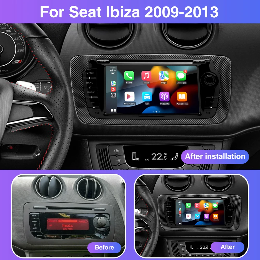 Radio de coche 2 Din para Seat - Photograph Mp3 reseña y precio