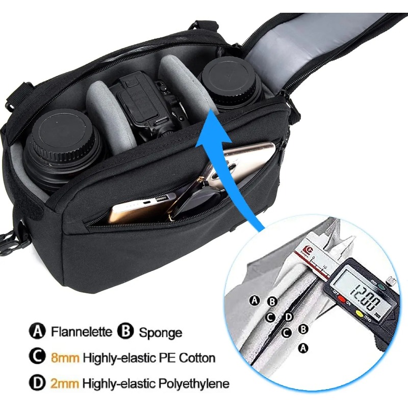 Bolso bandolera impermeable de - Camera Bag Waterproof reseña y precio
