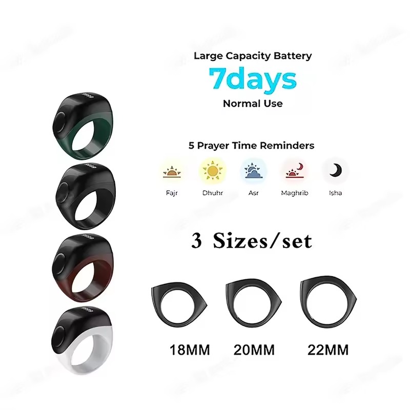Anillo inteligente musulmán Qi - Intervalometer Timer reseña y precio